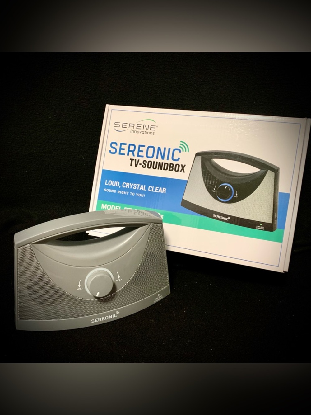 SEREONIC Wireless TV SoundBox Speaker – Portable TV Listening Speaker (BT-200)